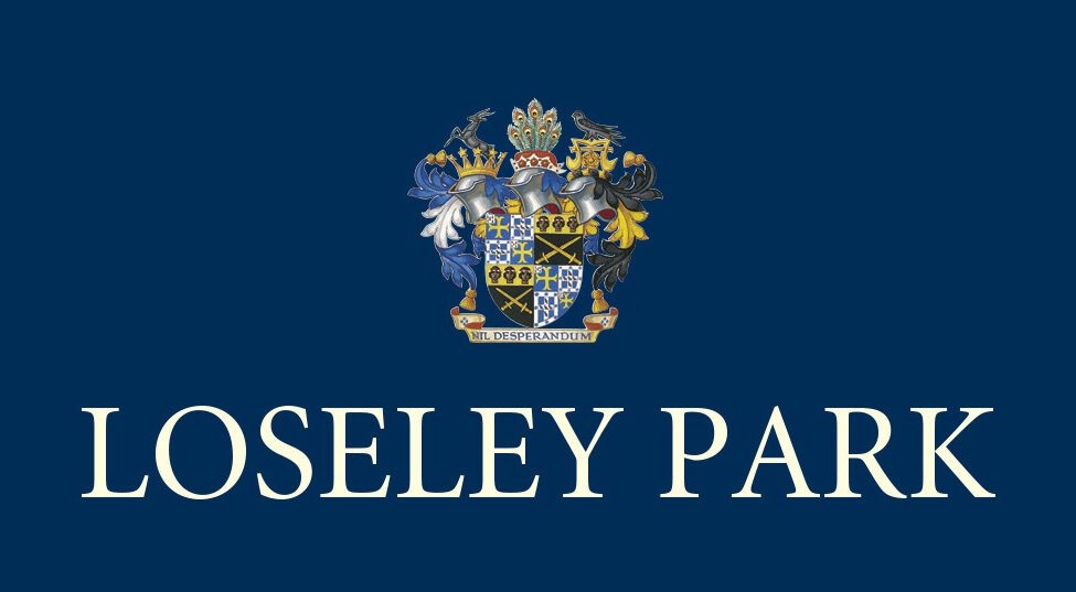 Loseley Park BLUE STRIP Banner logo